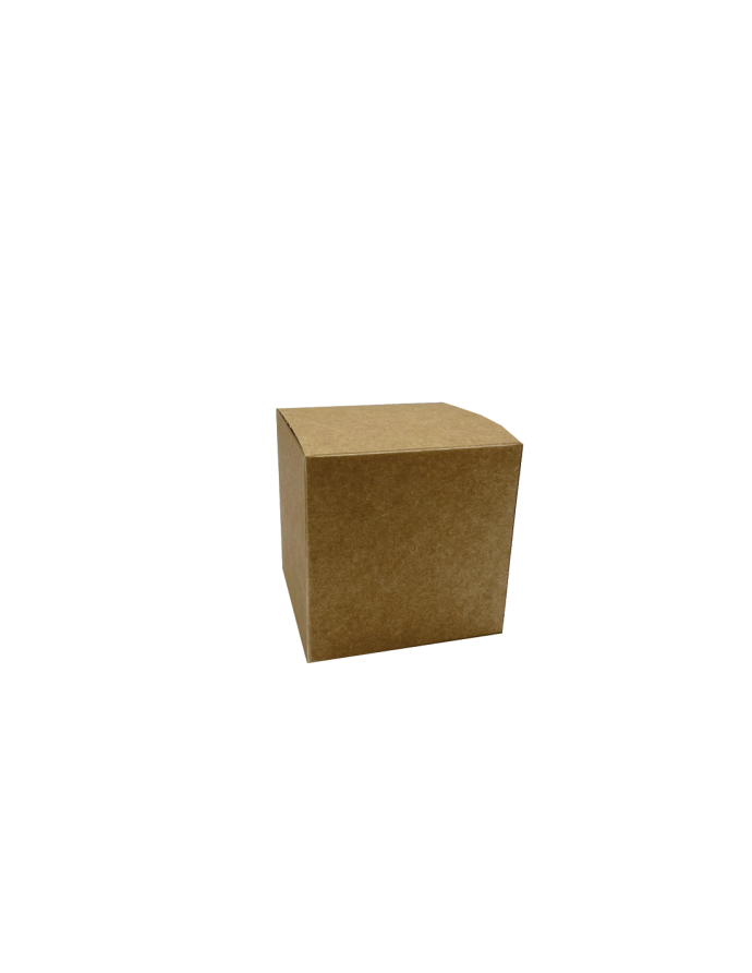 Caja de cartón con tapa integrada 6x6x6 cm 5 uds