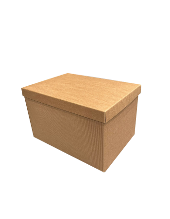 Caja de cartón ondulado con tapa 40x28,5x24 cm