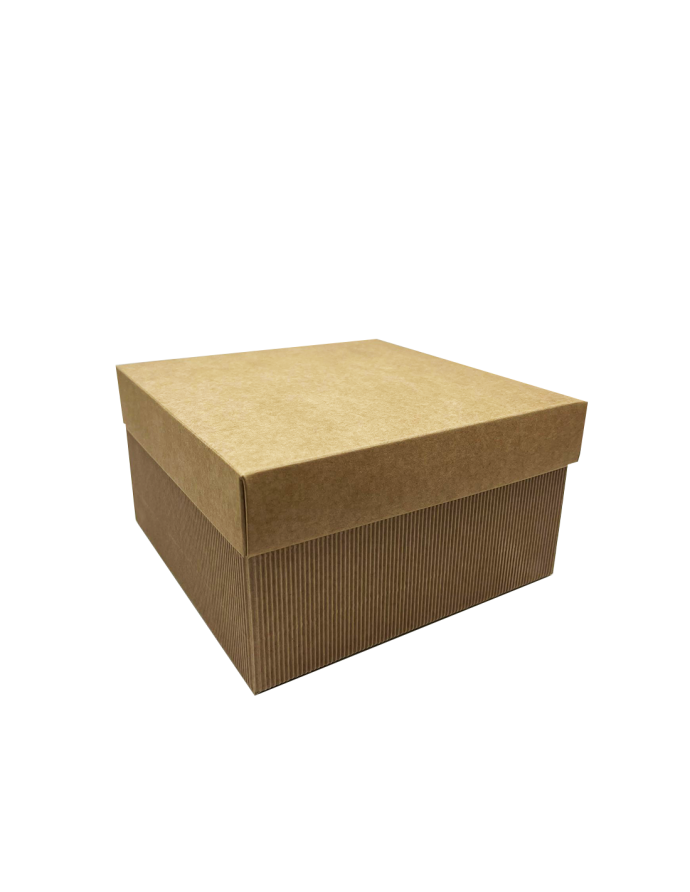 Caja de cartón ondulado con tapa...
