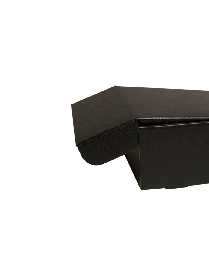 Caja ecommerce premium negra 25,5x20x8 cm 10 uds
