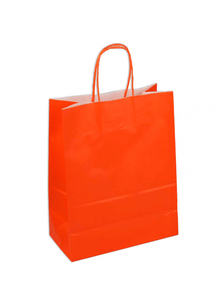 Bolsa asa retorcida 24x12x31 cm. Varios colores. 25 uds