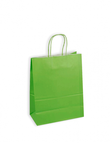 Bolsa asa retorcida 18x8x24 cm. Varios colores. 25 uds