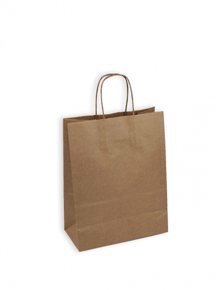 Bolsa asa retorcida 18x8x24 cm. Varios colores. 25 uds