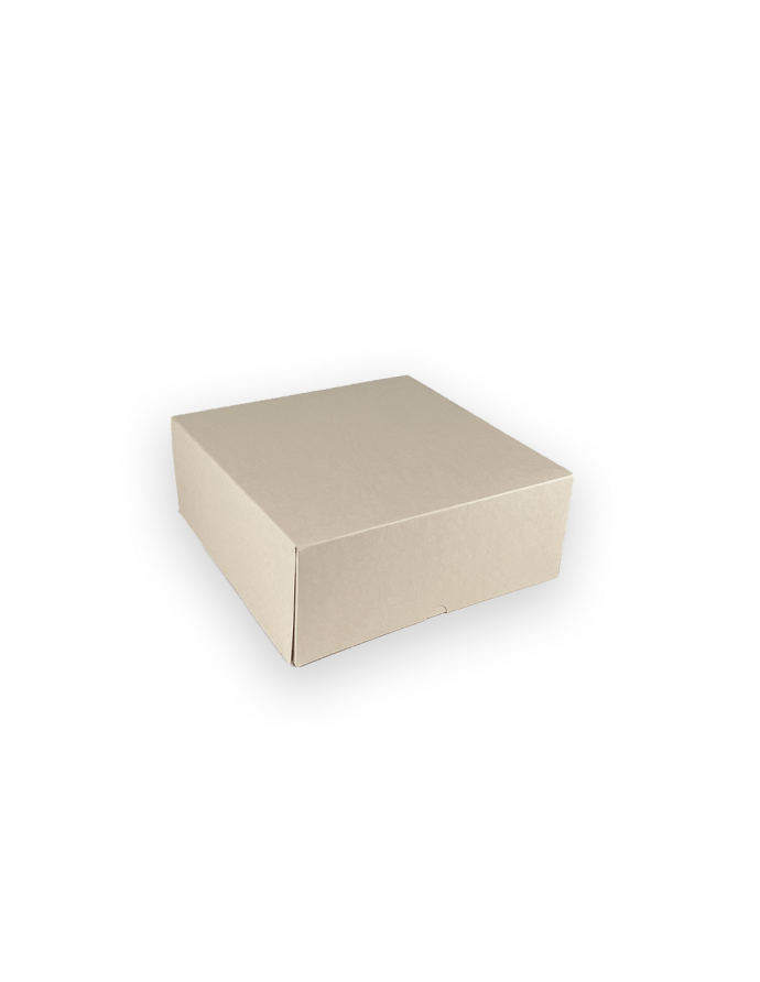 Caja para pastel crema 20x20x10 cm