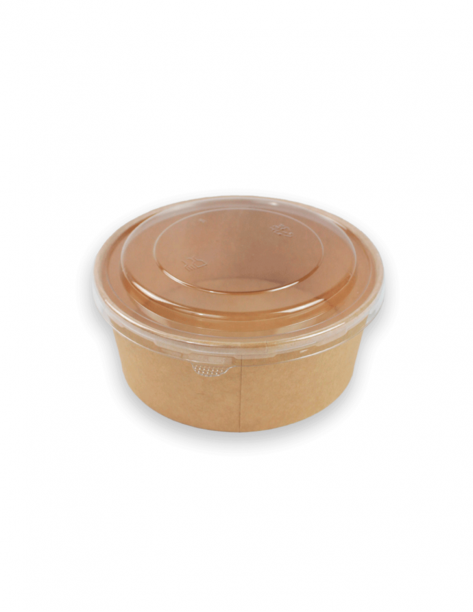 Ensaladera kraft 1000 ml 50 uds