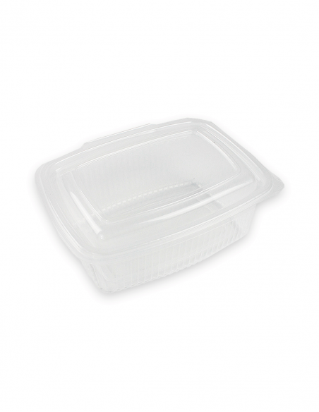 Tarrina de polipropileno con bisagras 1500 ml 50 uds