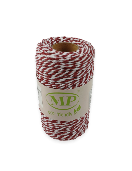 Cordel bicolor 2mm x 100mt. Varios colores