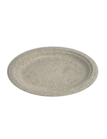 Plato de pulpa de trigo 23 cm 50 uds