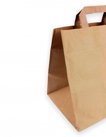 Bolsa asa plana.32+22x34 cm. 25 uds 2