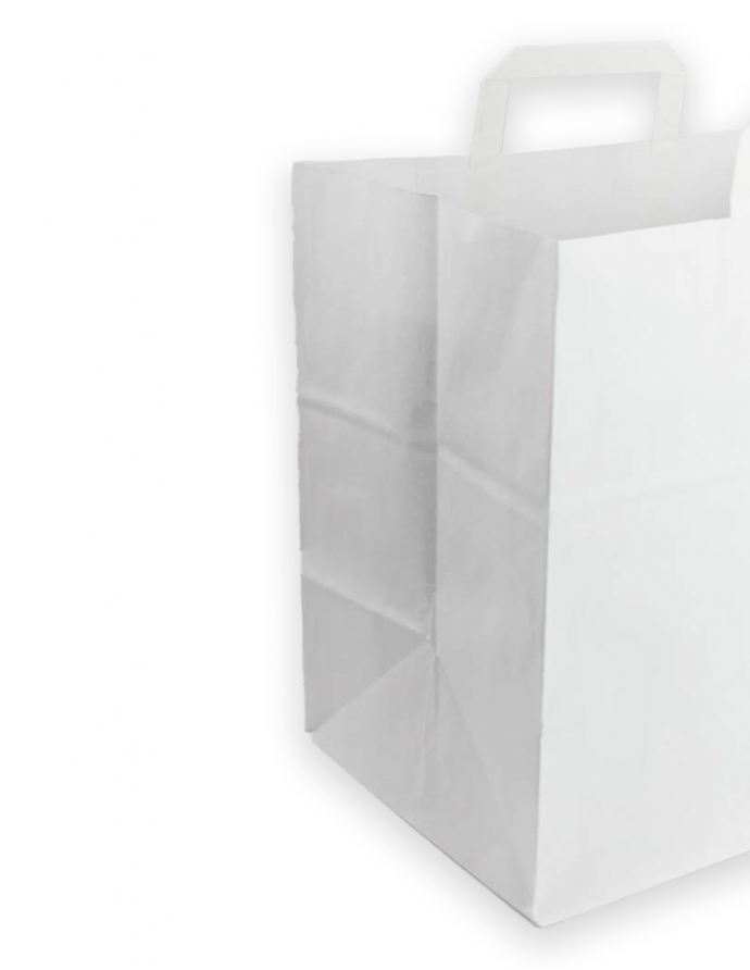 Bolsa asa plana.32+22x34 cm. 25 uds