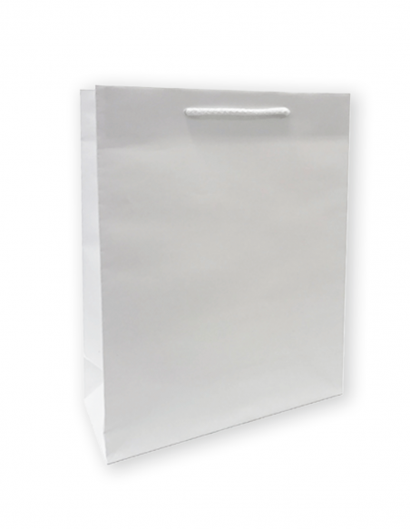 Bolsa asa cordón de diferentes colores. 28+12x36 cm. 20 uds