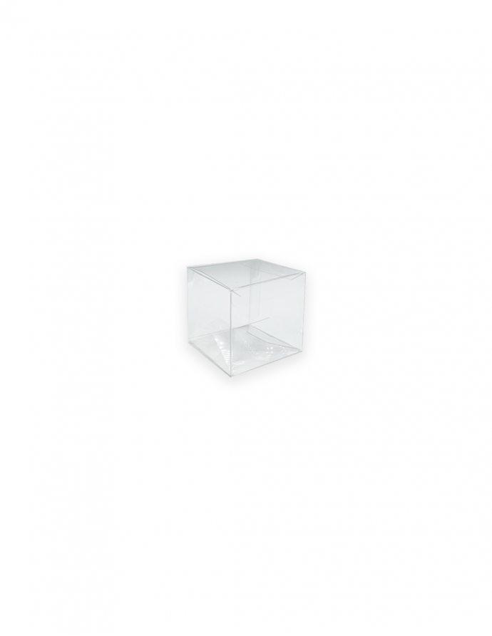 Caja transparente 6x6x6 cm 10 uds