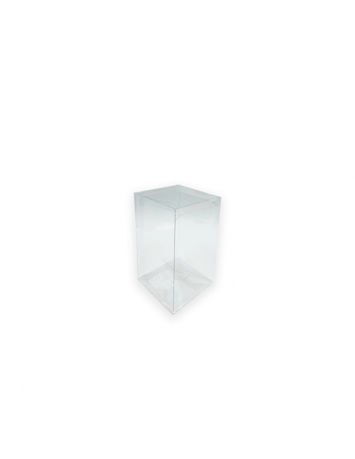 Caja transparente 6x6x12 cm 10 uds