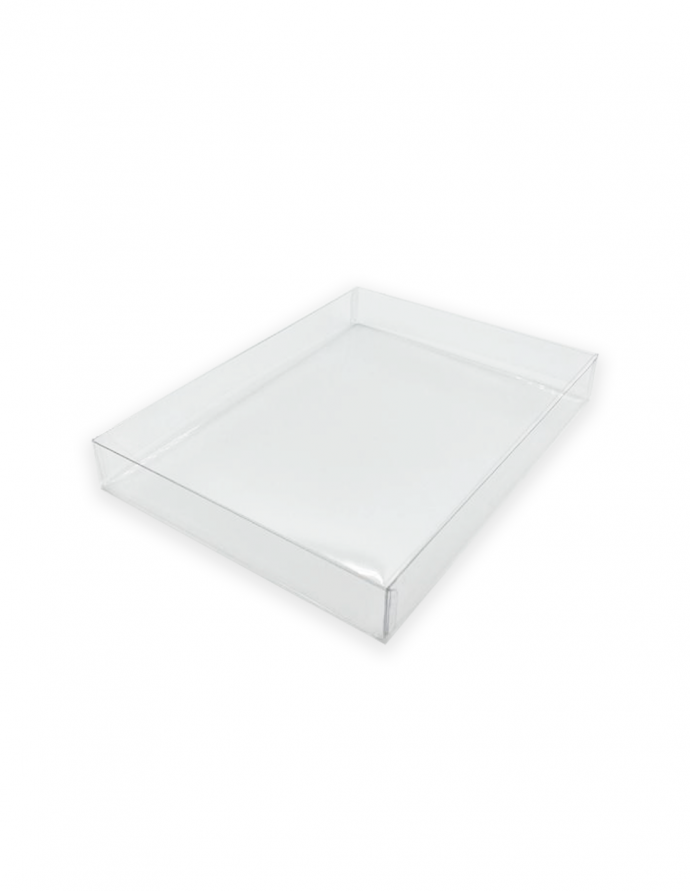 Caja PVC transparente 18x24x3 cm 