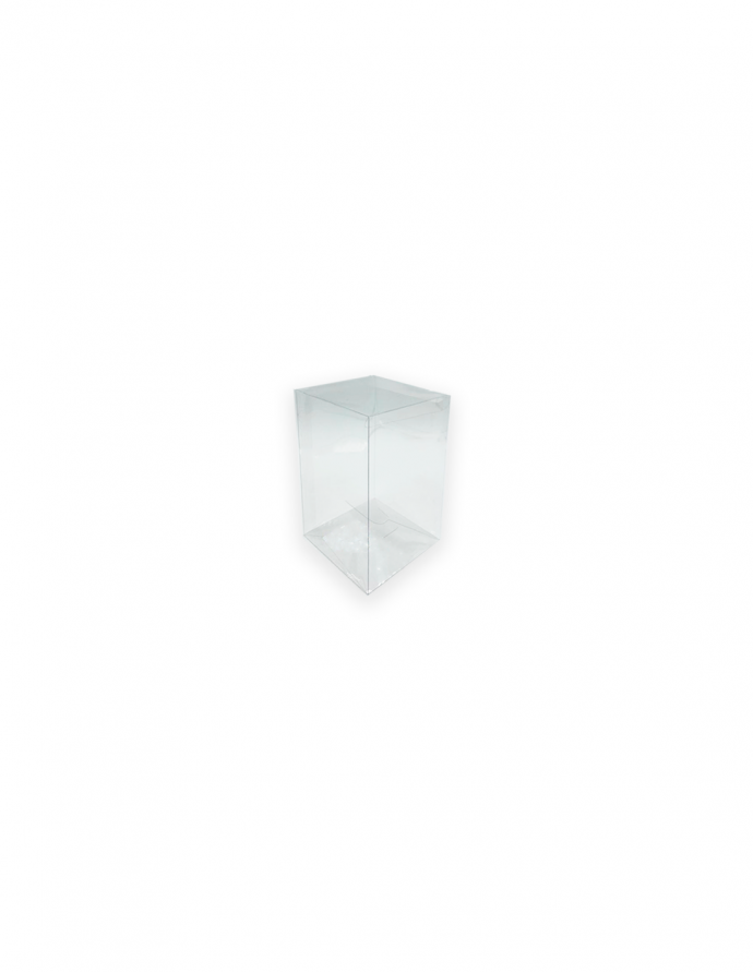 Caja transparente 6x6x12 cm 10 uds