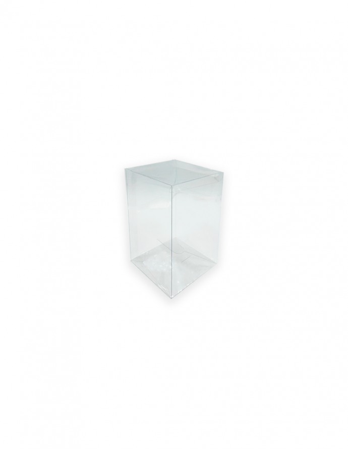 Caja transparente 8x8x13 cm 10 uds