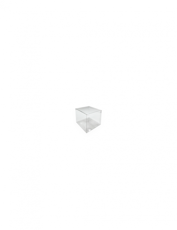 Caja transparente 4x4x4 cm 10 uds