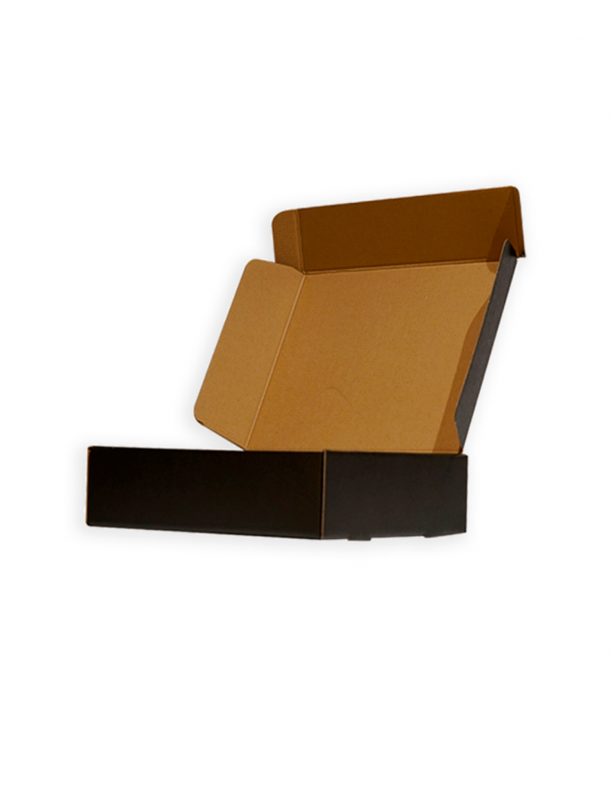 Caja ecommerce premium negra 30,5x24x8 cm 10 uds