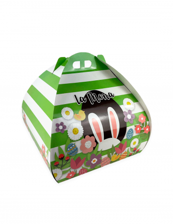 Caja para pastel estampada con asas 32x32x32 cm