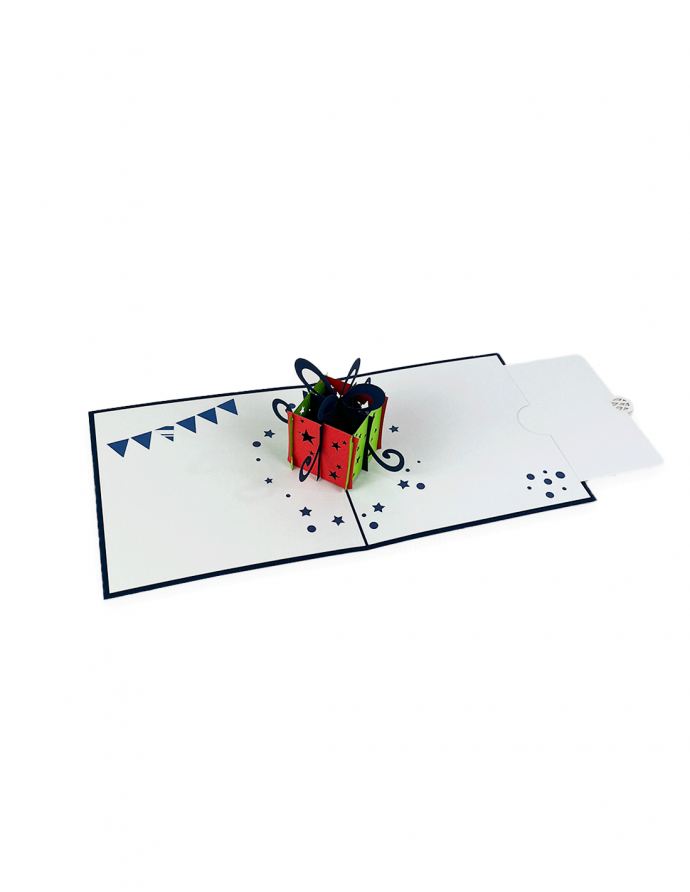 Postal "El gran regal" 15x15 cm