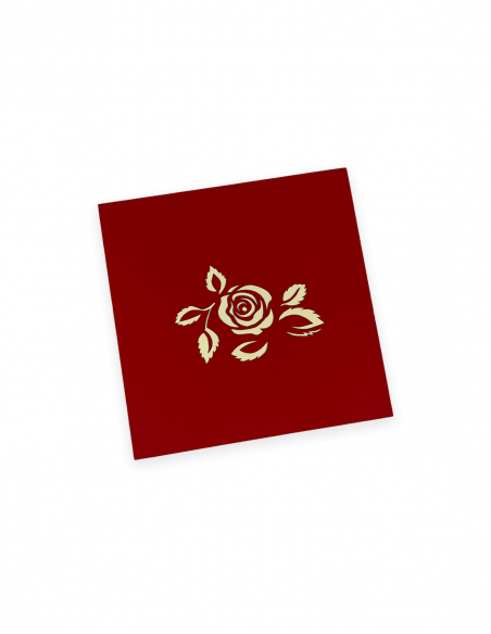 Postal "Centre de roses" 15x15 cm