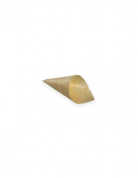 Cono de bambú 8x6x3,5 cm 100 uds