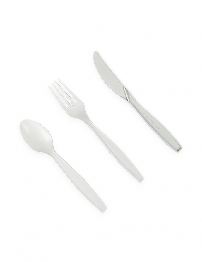 Cuchillos de maíz CPLA 18 cm 50 uds