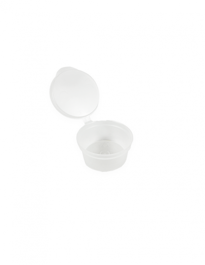 Salsero con tapa 50 ml 10 uds