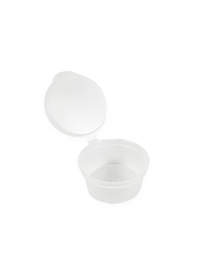 Salsero con tapa 80 ml 5 uds