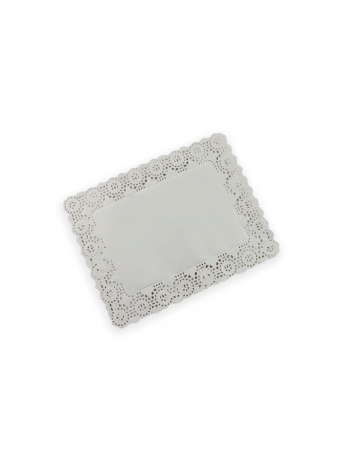 Blonda opalina blanca 31x38 cm 100 uds