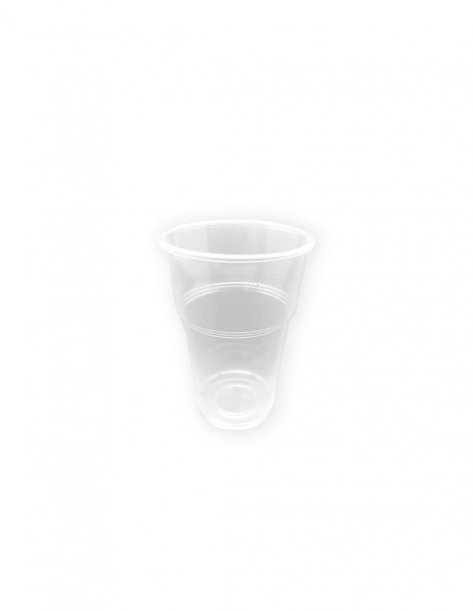 Vaso transparente de plástico 330 ml...