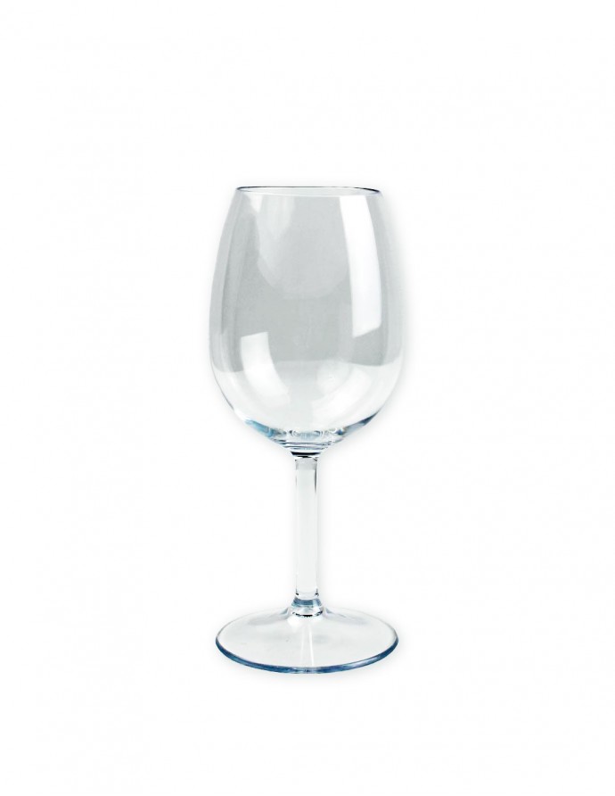 Copa de vino de tritán transparente