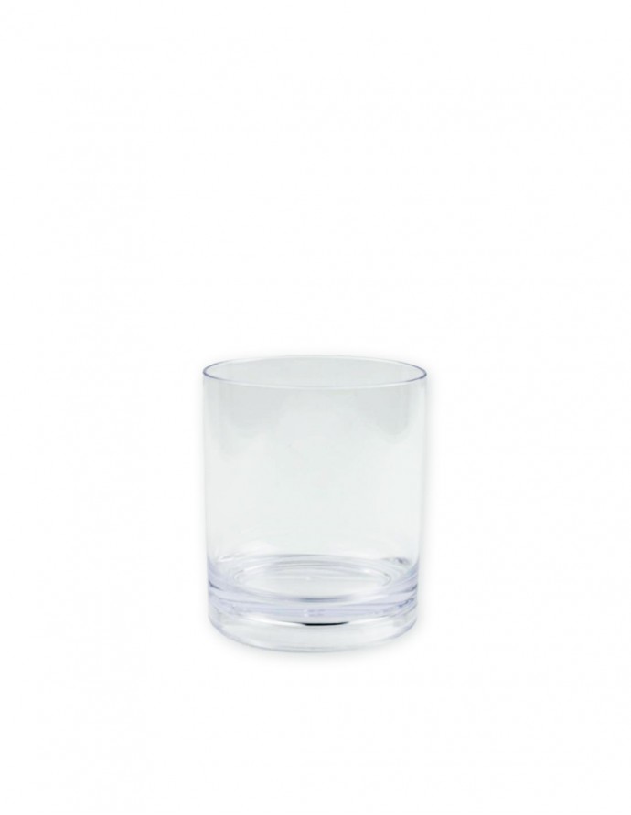 Vaso whisky de tritán transparente