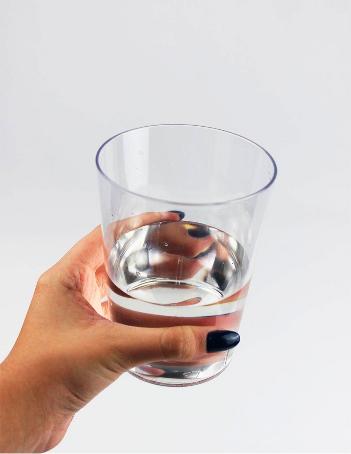 Vaso de sidra-mojito de tritán transparente 60 cl