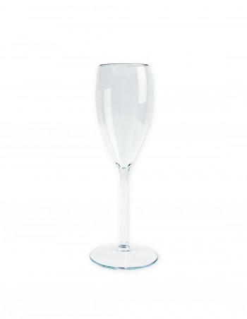 Copa flauta de cava de tritán transparente 18 cl