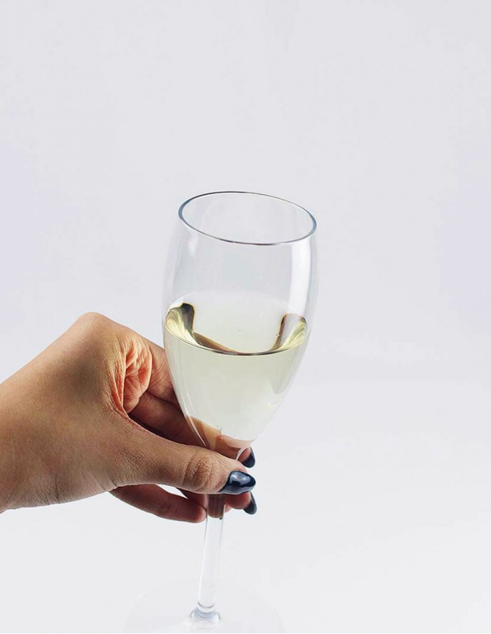 Copa flauta de cava de tritán transparente 18 cl