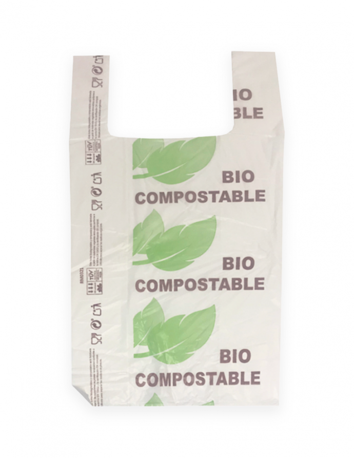 Bolsa asa camiseta compostable 48x60...