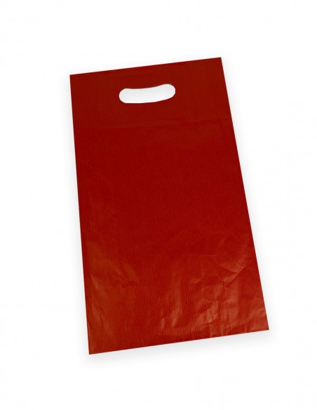 Bolsa asa troquelada 31x7x47 cm. Varios colores. 50 uds