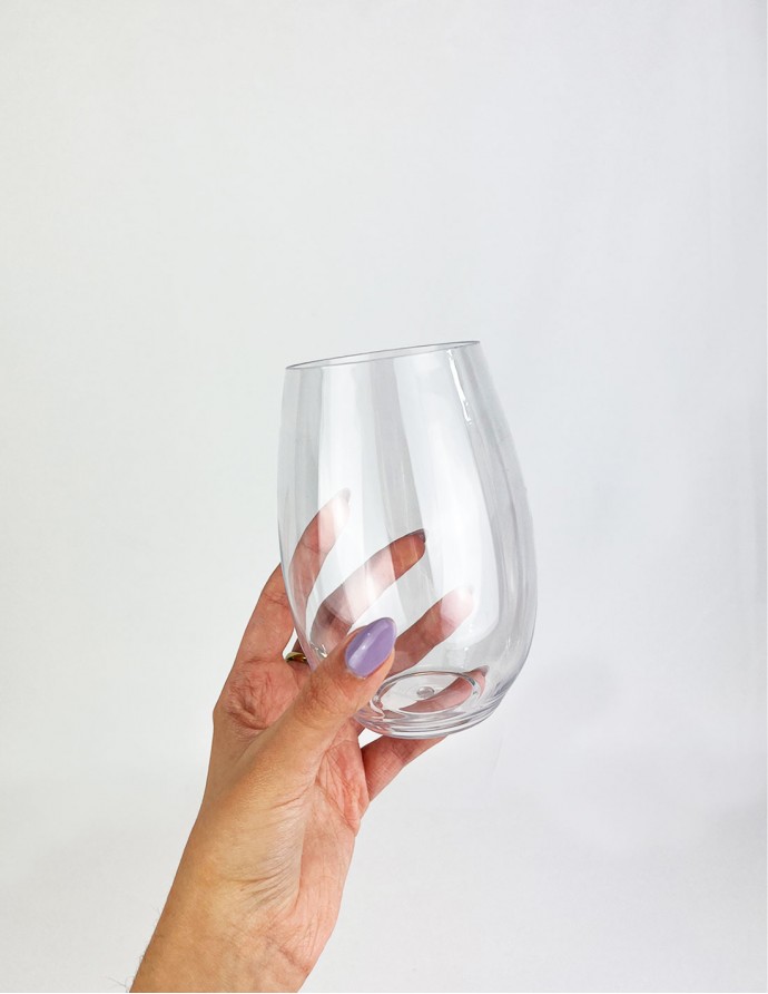 Vaso de tritán transparente de 30 cl 