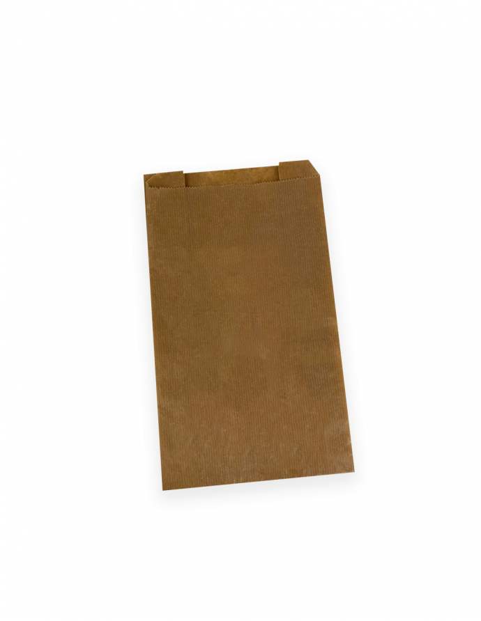 Bolsa kraft con fuelle 14x6x27 cm...