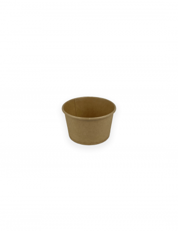 Tarrina para helado kraft 80 ml 50 uds