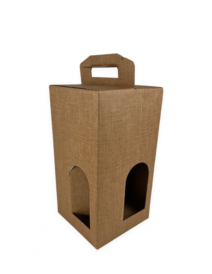 Caja para 4 botellas. Varios colores....