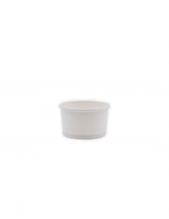 Tarrina para helado blanca 120 ml 50 uds