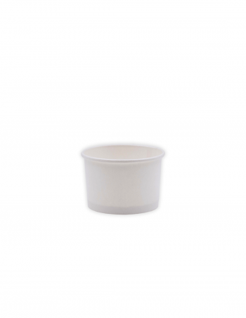 Tarrina para helado blanca 240 ml 50 uds
