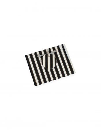 Bolsa asa cordón rayas 22,8x9,8x17,7 cm 12 uds