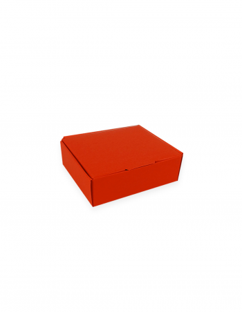 Caja artesanal rojo anaranjado 14,5x7,7x4 cm 20 uds