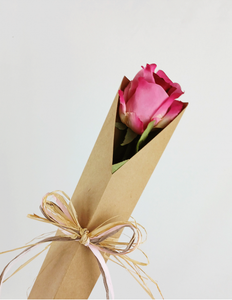 Cono cartón para rosa 11,5x63 cm