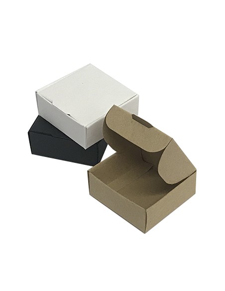 Caja artesanal 19x19x3 cm. Varios colores. 20 uds