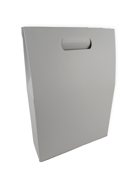 Caja para 3 botellas Blanca 27x9x38,5 cm