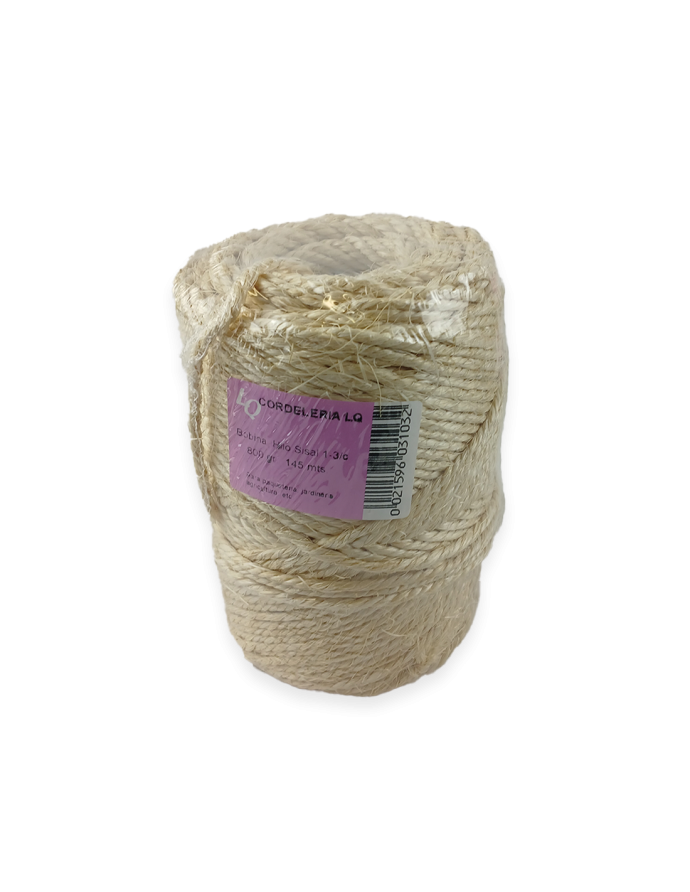 Hilo sisal 145mt. 800gr. 1-3/c